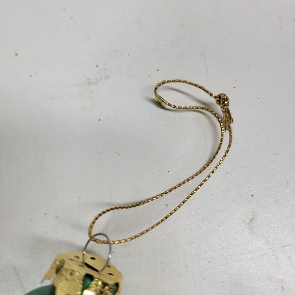 Vintage German Pickle Ornament 4" Green Glass Christmas Tradition Tree Decor - Picture 11 of 12